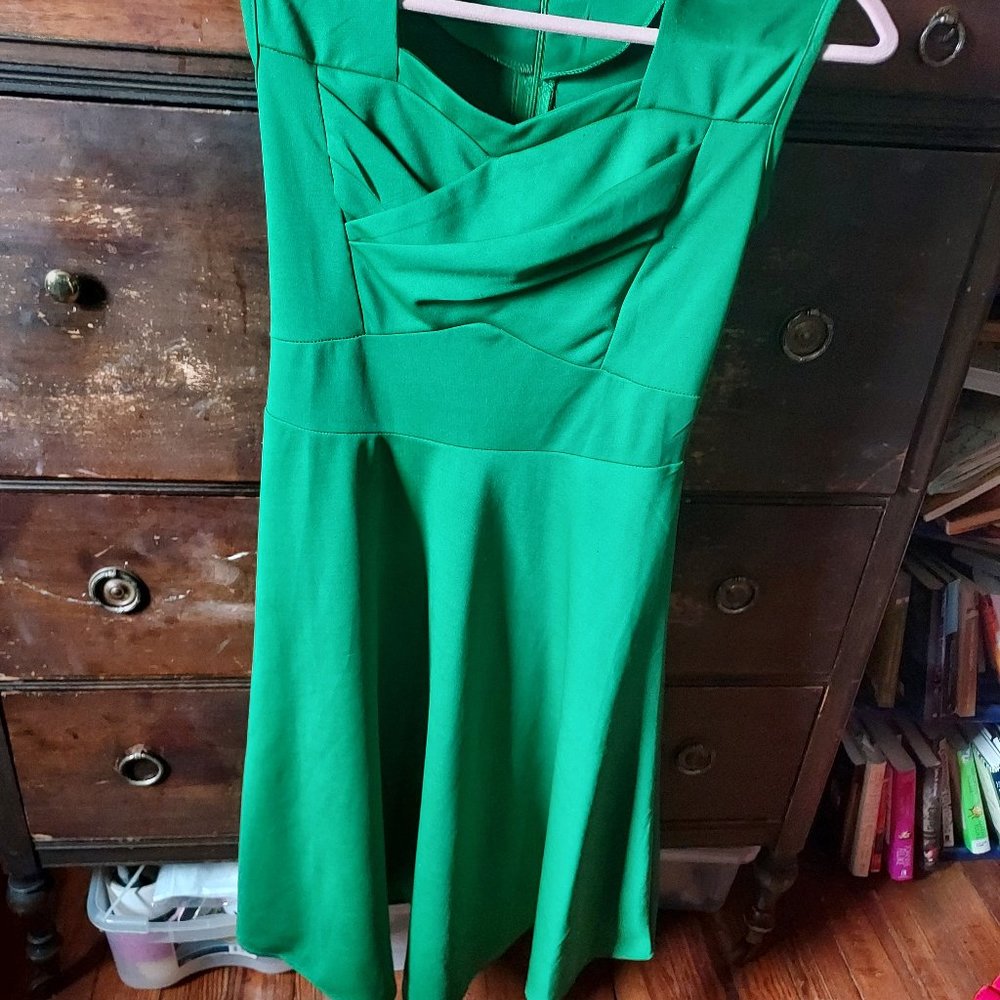 Green Cocktail Dress